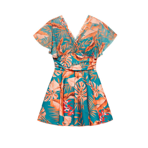 
Women's Swimsuit 2025 New Hot Spring Hot Spring Adult Conservative One-piece Concealed Meat Slimming Beautiful Large Size High-end