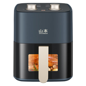 
Yamamoto Household Air Fryer 2026 New Intelligent Large Capacity Visual Oven Integrated Steam Tender Electric Fryer