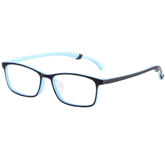 Child student glasses ultra -light myopia Eye astigmatism can be equipped with mirror radiation protection young glasses rack men and women

