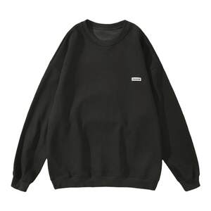 
GOGOSOON men's round neck sweatshirt hooded top spring and autumn new inner layering shirt teenagers high-end good-looking