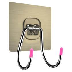 Viscose metal hook without punching waterproof adhesive hook