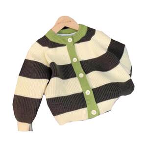 
Versatile and soft to the touch ~ Children's Sweater Cardigan Korean Male and Female Baby Single-breasted Knitted Jacket 2026 Early Spring