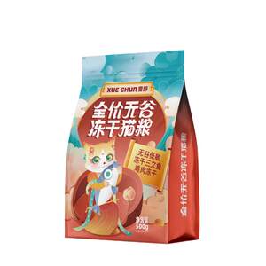 Snow Meal Grain-Free Cat Food Three-Purpose Five-Purpose Freeze-dried Cat Kittens General Chicken Salmon Main Food All-Stage Nutrition
