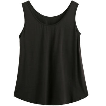 Modal loose vest looks slim