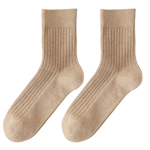 Socks Men's Middle Tube Autumn and Winter Cotton Cotton, Sweat, De De De De De Defiler Black Business Long Stockings Autumn Men's Full Cotton Stockings
