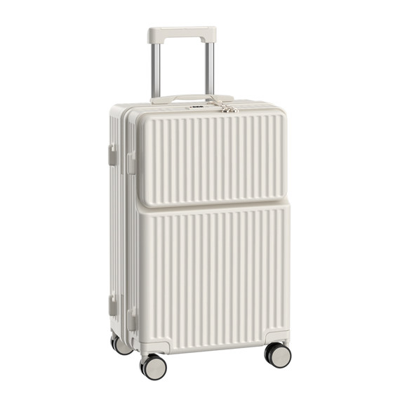 
Front opening suitcase for women 2026 new trolley case boarding case silent wheel half-open lid suitcase for men