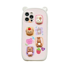 Ins Giapponese E Coreano Amore Smiley Arcobaleno Adatto Per Custodia Per Cellulare Apple 15promax Iphone14/13 Soft Xs/xr8