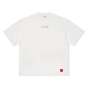 
Coca-Cola/Coca-Cola Short-sleeved T-shirt Men's Summer American Trendy Brand Casual Sports T-shirt White Top