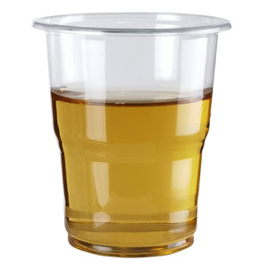 
Disposable cup plastic cup thickened transparent aviation cup commercial household tea cup 500 pieces full box water cup