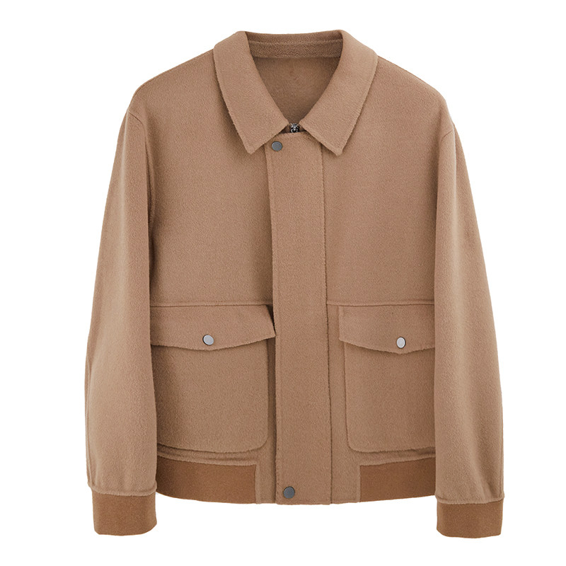 Eaphi WOOL TWEED JACKET brown
