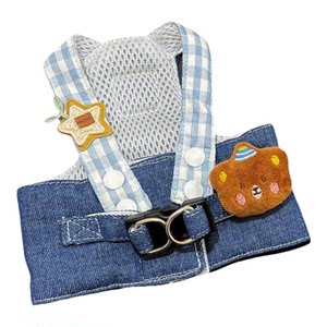 
Cat chest and back cute bear hat sun protection traction rope spring and summer breathable outdoor special anti-breakaway can be pulled