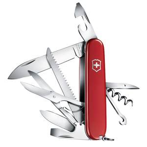 [Self -employed] Victorinox Victoria Swiss Senior Sword Metropolis Hunter 91mm multifunctional outdoor folding knife

