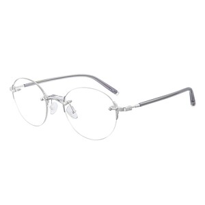 
[New Style] Wooden Ninety Rimless Glasses Water Drop Frame Sheet Lightweight Simple Metal Glasses Frame MJ12FM1038