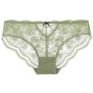 
Greer sexy hot briefs 2026 spring new see-through lace mid-low waist breathable nude underwear for women