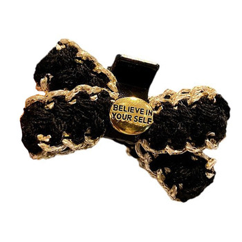 
High-end bow princess clip