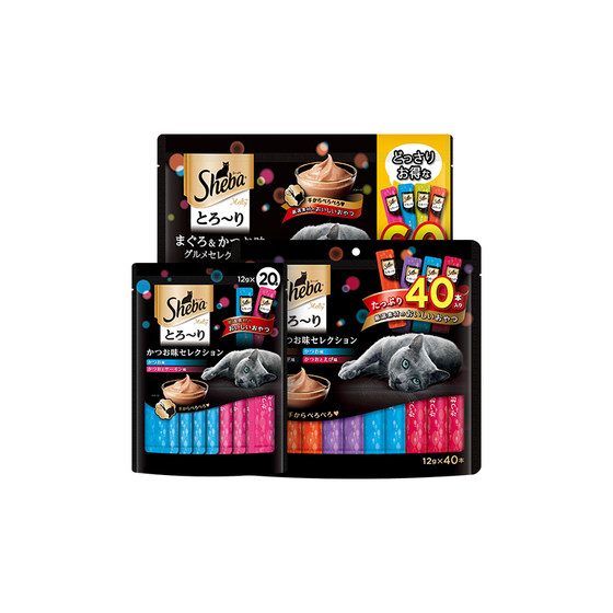 
Sheba Xibao Cat Strips Imported Cat Snacks with Staple Food Nutritional Hydrating Wet Food Canned Genuine 120 Packs Whole Box