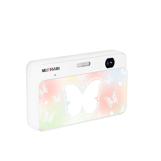 
Zhao Lusi dual-camera butterfly CCD retro camera for campus student photography can take photos and upload them to mobile phones to send gifts