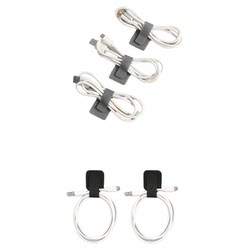 Data cable storage artifact desktop computer cable manager