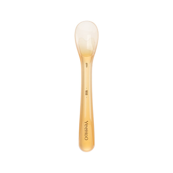 
British Silicone Spoon Newborn Baby Silicone Soft Spoon Baby Supplementary Food Spoon Water and Milk Rice Batter Special