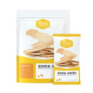 Dad Wang, dog snack chicken breast, thin slices of large and small dogs, fresh meat, air -dried jerky jerky jerky
