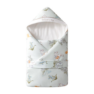 
[Removable Inner Liner] October Crystal Baby Quilt New Newborn Bag Swaddle Outing Bag Single Autumn and Winter Style for Four Seasons