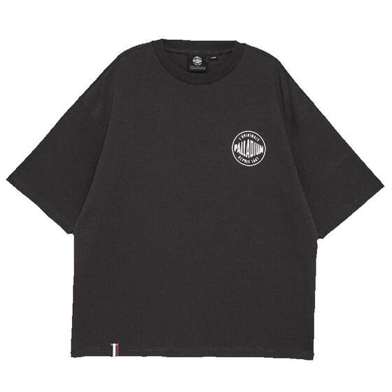 
PALLADIUM Palatin Casual Loose Men's and Women's Clothing Couple Trendy Cotton Heavy 280g Round Neck Short Sleeve T-shirt