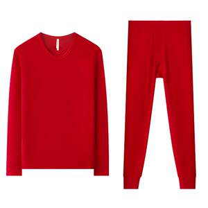 
Hongdou women's pure cotton autumn clothes and autumn pants women's cotton sweater cotton wool pants autumn and winter cotton warm set base underwear