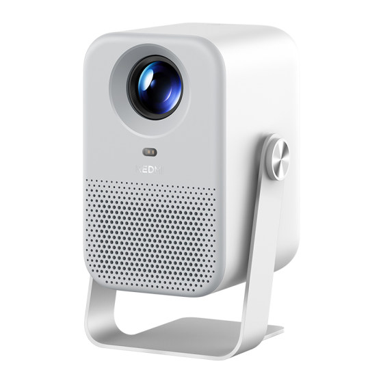Xiaomi REDMI Projector 5 Home Projector Ultra HD Smart Home Bedroom ToF Non-Sensitive Focus Non-Sensory Correction Integrated Metal Pan-Tilt 1080P Resolution