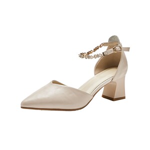 
HR Helena Women's Shoes 2026 Summer New Fashion Sandals Thick Heel Fashion Baotou One-word Buckle Sandals