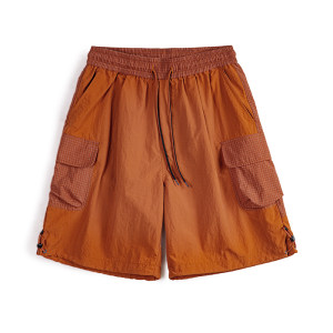 Maden workwear American orange mountain-style large pocket shorts casual loose outdoor five-point beach pants men's summer