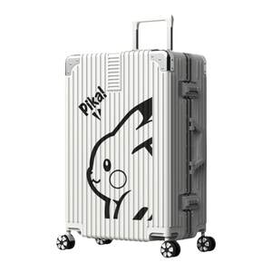 
2026 New Luggage Student Thickened Cartoon Password Box Men's and Women's Aluminum Frame Durable Universal Wheel Trolley Suitcase