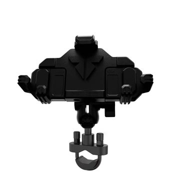 Motorcycle electric vehicle mobile phone navigation bracket shock absorption
