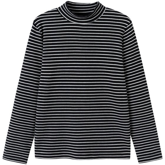 
Balabala children's long-sleeved T-shirt, medium-sized children's baby high-neck base shirt, autumn and winter children's clothing, boys and girls' trend