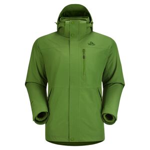 
[New Color On Sale] Pelliot Mountain Sage Tail Green Jacket Women's Winter Outdoor Three-in-One Windproof Jacket Men