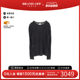 中古Hermes爱马仕女B级9新sweater毛衣潮流棉上衣蓝色BRANDOFF