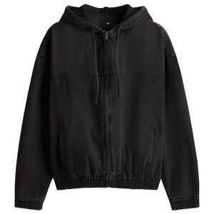 
HM men's denim jacket spring loose fit American trendy hooded jacket 1300912