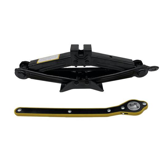 Cric Con Base In Acciaio COMPATIBILE CON MERCEDES CLA 5P CRIC A PANTOGRAFO PER GOMME PNEUMATICI AUTO CON MANIGLIA GIREVOLE CRICK SOLLEVA FINO A 2 TONNELLATE CON BASE IN ACCIAIO Cric Mercedes