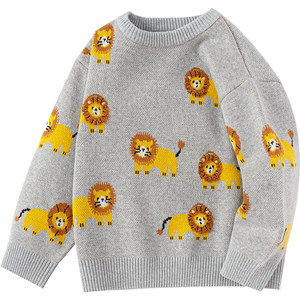 
Balabala boys sweater baby sweater autumn and winter clothing new children's wear children's pull-up base shirt top