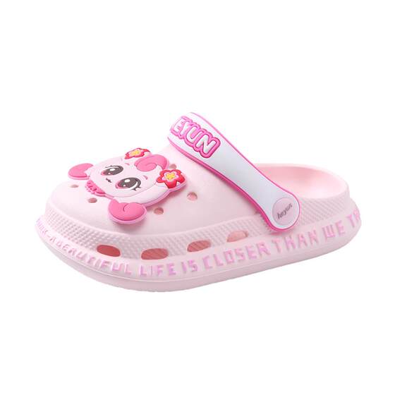 
Children's hole shoes girls slippers summer new style non-slip soft sole sandals baby big children girls beach shoes sandals