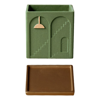 Cement flower pot wabi-sabi style high quality and low price