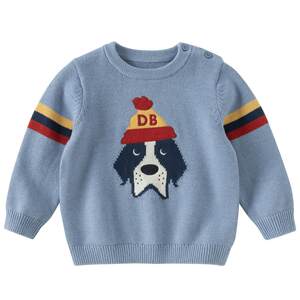 
David Bella Children's Sweater Sweater 2026 Boys New Cartoon Pullover Cardigan Winter Category A Top