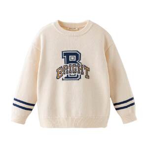 
David Bella Children's Sweater Boys' Knitted Sweater Pullover 2026 Autumn New Boys Spring and Autumn Tops Children's Clothing