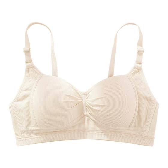 Young girl underwear for women, summer thin style, junior high school students, high school students, small breasts gathered during development, preventing sagging bra