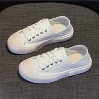 Летняя белая обувь на платформе, тонкие универсальные кроссовки, повседневная обувь, Гонконг, коллекция 2022, из натуральной кожи