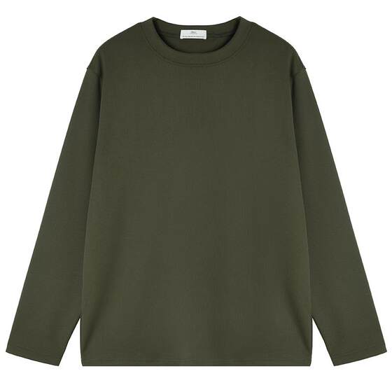 
[Storage] Striped air layer long-sleeved T-shirt men's 2026 spring new bottoming T-shirt sweatshirt top