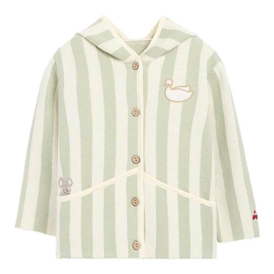 
whitewheat children's 26 spring new cardigan jacket for boys and girls casual cotton sweater hooded sweater