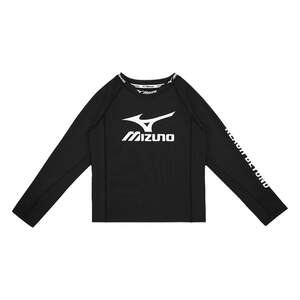 
Mizuno round neck quick-drying sports long-sleeved T-shirt Spring and Autumn Men and Women Children's Breathable Plug