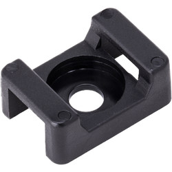 Wire holder saddle-shaped cable tie harness cable management clip