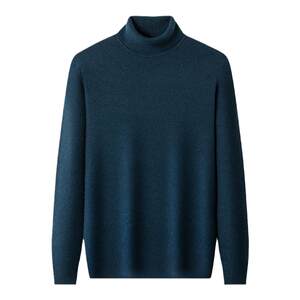 Pier Cardin cardigan men's autumn and winter turtleneck warm bottoming shirt knit cashmere sweater top