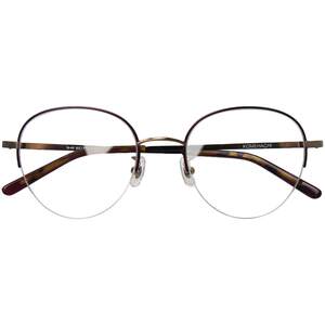 
Miba eye frame frames for men, flat light, can be equipped with myopia glasses, women's finished products, ultra-light, big face, simple retro round half frame